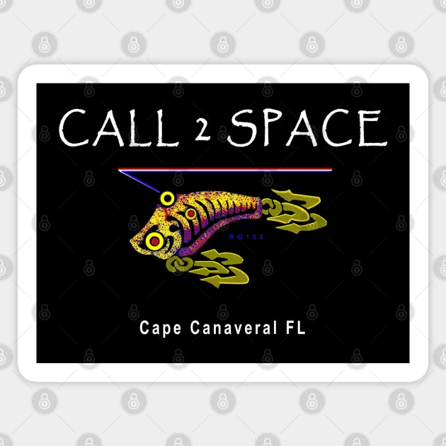 Called 2 Space, Cape Canaveral Florida,  NASA, Kennedy Space Center Sticker by The Witness